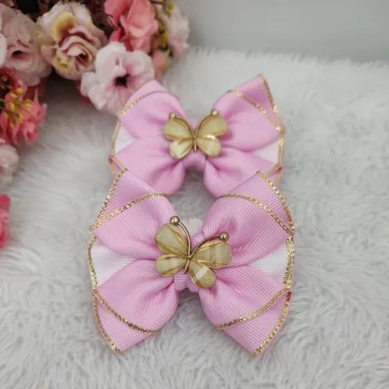 parzinho luxo jardim encantado parzinho luxo parzinho borboleta laço dourado