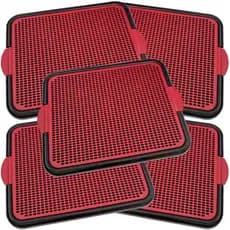Kit 5 Sanitário Educador Canino Higiênico Cachorro Cães Toalete Pipi Dog Xixi Plástico Vermelho
