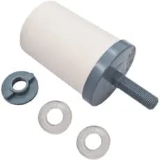 Vela Filtro Cerâmica Universal Carvão Ativado Universal Filtros Plástico Barro Cinza Velas Oasis