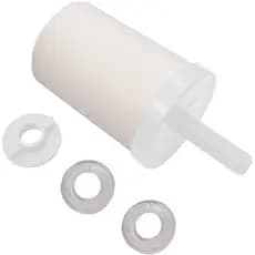 Vela Tradicional Cerâmica Universal Filtro Barro Plático Filtragem Gravidade Branco Velas Oasis
