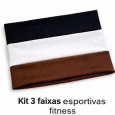 3 Faixas de cabelo fitness feminino penteados e esportes treino ginastica
