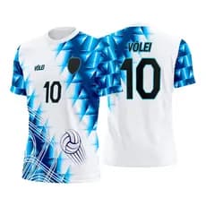 Uniforme de Vôlei Dry Fit – Camiseta Esportiva Personalizada Masculina/Feminina