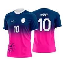 Camiseta Esportiva Vôlei Dry Fit – Personalizada com Nome e Número Masculino/Feminino