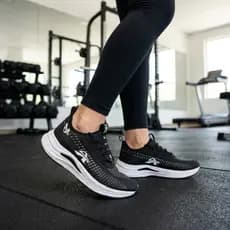 Tênis Esportivo Feminino Performance Treino Academia Leve Confortável Macio Solado Antiderrapante