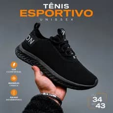 Tênis Masculino Esportivo Feminino Knit Leve Confortável Caminhada Academia 34 ao 43 Promoção Barato