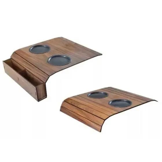 Esteiras Para Braço de Sofá Suporte Porta Copo Madeira