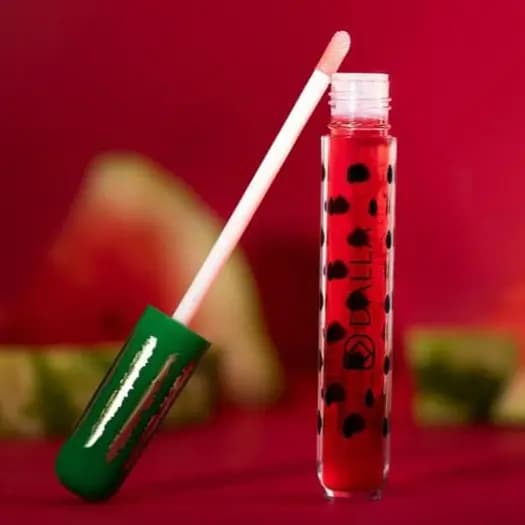 Brilho Labial Lip Oil Sweet Kiss Dalla Aroma Melancia e Manteiga de Karité Hidratante