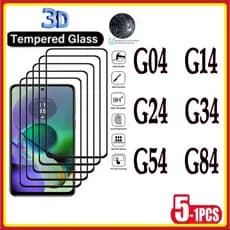 Película de Vidro Temperado 3D Moto G04 G14 G24 G34 G54 G84