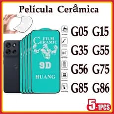 Película Cerâmica 9d 3D Motorola Gel Hidrogel Flexível G05 G06 G15 G35 G36 G55 G56 G75 G85 G86