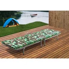Cama Dobrável De Camping Colchão Incluso Produto Em Estoque - Envio Imediato