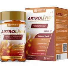 Artrolívio Alivia Artrose Artrite Tendinite Fibromialgia 60c
