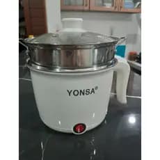 Panela Chaleira Eletrica a Vapor Cozinha Legumes Cuzcuz Arroz 1L 600w 110v e 220v