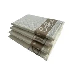 Pano de Copa Atoalhado, 0,45 x 0,65 cm c/ 3 Unidades 100% Algodão