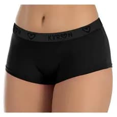 Kit 10 Calcinha Box em Microfibra Lisa Cueca Feminina Roupa Intima Shortinho feminina