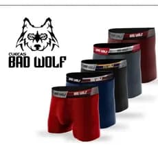 Kit com 2, 3, 5 ou 10 Cuecas Boxer Adulto Masculino Cueca Boxer  Microfibra