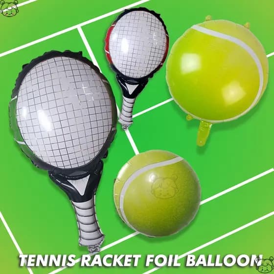 Balões Para Festas De Tênis 12PCS/Set Em Forma De Raquete Temáticas hotedsbr