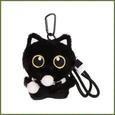 Gato Preto Bolsa Charme Bonito Saco Acessório Chaveiro Pingente Para Crianças Adultos Mochila De Viagem Deslocamento hot