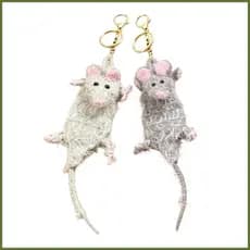 Rato Chaveiro De Malha Ornamentos De Animais De Pelúcia Pingente Brinquedo Bonecas Crianças Mouse Para Adultos Homens ho
