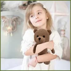 Bonecas De Crochê Para Crianças , Malha De Desenho Animado , Animal , Bebê , Sono , Brinquedo , Exibição De Casa , Ornam