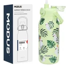 MODUS 1700ml Large Capacity Thermal Bottle Stainless Steel Vacuum Flask With Unique Printed Design For Sports Camping