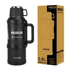 MODUS Garrafa Térmica Galão Térmico 3.6L Aço Inoxidável 304 Grande Capacidade Quente e Frio