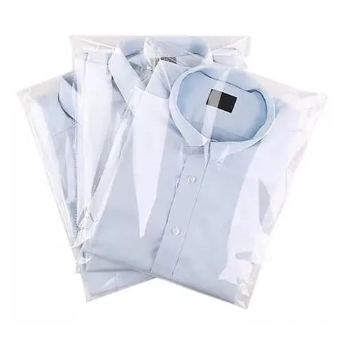 Saco Plástico PP Transparente 25x35cm para Roupas e Vestuário - Brás