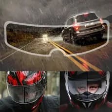Película De Capacete À Prova De Chuva De Capacete De Motocicleta