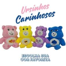 Ursinho De Pelúcia Turma Ursinhos Carinhosos 20cm Cores