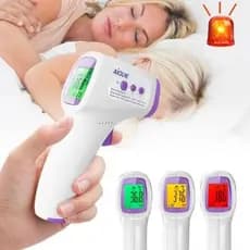 Termômetro Infravermelho Para Bebê adulto Digital Display Medição Temperatura Corporal