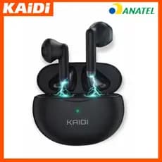 Fone De Ouvido Sem Fio Bluetooth 5.4 Kaidi 770 Som Imersivo para Treinos Viagens Academia Jogos Corridas IPX4 prova agua