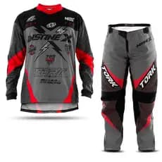 Conjunto Moto Off Road Roupa Calça Camisa Motocross Trilha Enduro Lama Pro Tork Kit Insane X Adulto