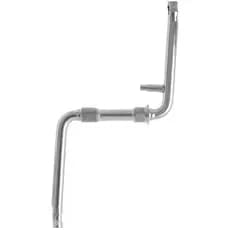 Pedivela Ultra Bikes Monobloco 140 Mm para Bicicleta Pé de Vela Cromado/Preto Promoção Oferta