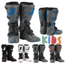 Bota de Motocross Infantil Kids LANÇAMENTO Off Road Trilha Rally Enduro Freestyle Masculina Feminina
