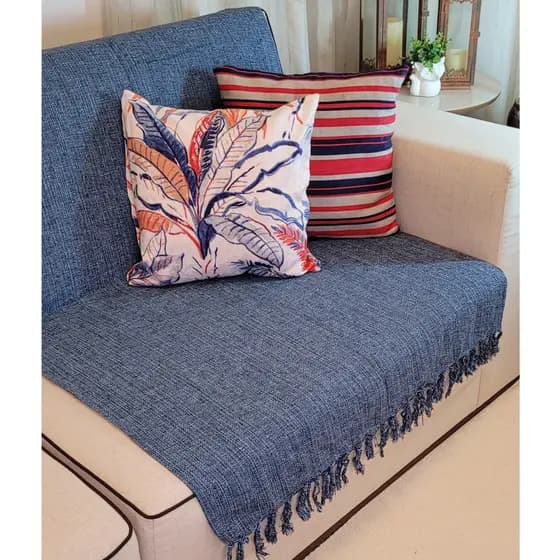 kit 02 Mantas para Sofá Decorativo 2,20 x 1,50 Melhor Preço