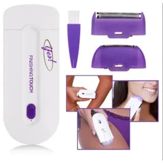 Depilador Removedor De Pelos facial e Corporal sem fio 2 em1 Elétrico Yes Finishing Touch
