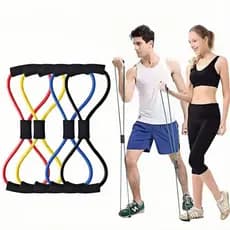 Elástico Multifuncional em Formato 8 para Yoga e Musculação