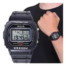Relógio Digital Militar Clássico Masculino à Prova d'Água