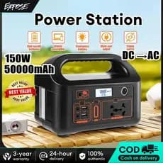 Exposse Fonte De Alimentação Portátil Gerador Solar AC DC Saída USB 220V 100W Estação De Energia 50000mAh Powerbank Exte