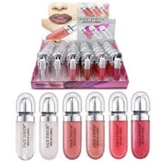 KIT Novo Brilho Labial 6 cores para escolher Óleo Labial Hidratante Hidratante Brilho Labial de Vidro Transparente