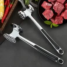 Martelo de Cozinha Para Carne em Aço Inox