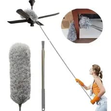 2,8m Ajustável Telescópica Dobra Duster/Casa Telhado Aranha Teia Teto Cama Mesa Cleaner/Escova De Limpeza De Poeira