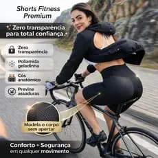 Bermuda Ciclista Poliamida Cos Alto Zero Transparência