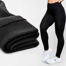 Calça Legging Peluciada Feminina Térmica Cintura Alta super grossa e macia alta qualidade