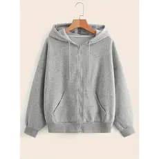 Moletom Zíper Aberto Casual Masculino Feminino C/ Capuz Unissex