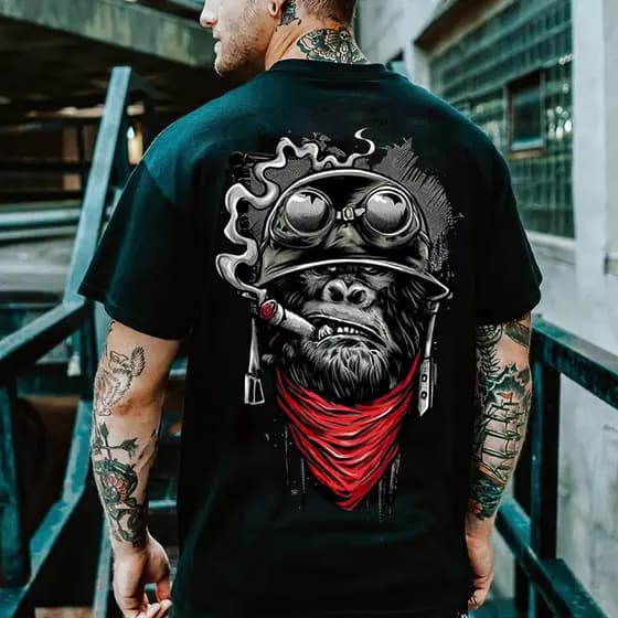 Camisa Camiseta Camisa Oversized Estampa  Camiseta Street Extragrande Verão Desenhos Algodão Confortavel Confortavel