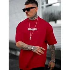 Camisa Camiseta OverSized Masculina Larga Estilo de Rua Algodão Confortavel
