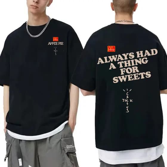 Camisa Camiseta Camisa Oversized Travis Scott Jack Cactus Algodão Streetware Larga Estilosa Confortavel
