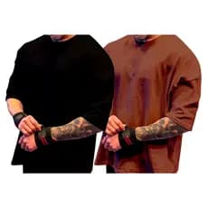 Kit 2 Camisas Camisetas Oversized Liso Larga Para Treino Maromba Academia