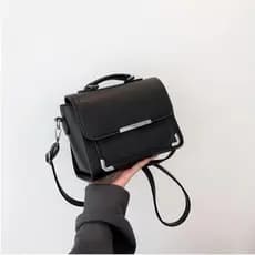 Bolsa Feminina transversal quadrado ombro portátil crossbody passeio