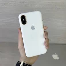 Capa de silicone premium para telefone com sensação de pele iPhone X/XS XR XS MAX 7/8 7P/8P